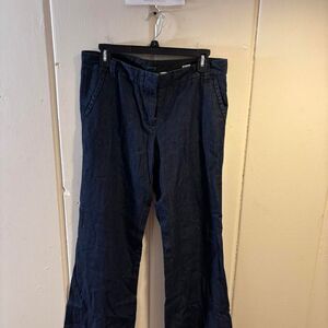 Jcrew Women's Black and Navy Trousers